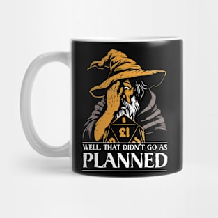 D&D Wizard's Critical Miss - That Didn't go as Planned Mug